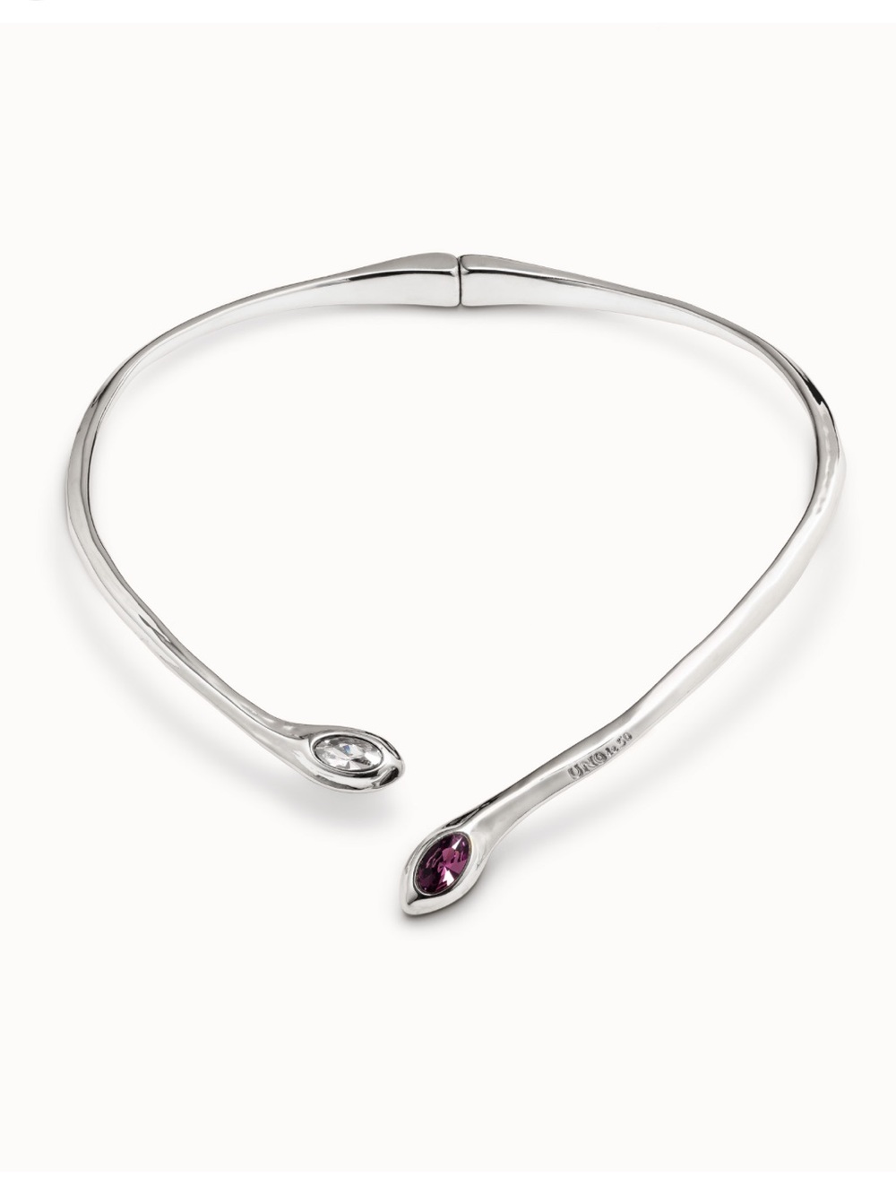 UNO de 50 Silver Open Necklace